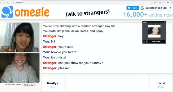 Omegle live chat
